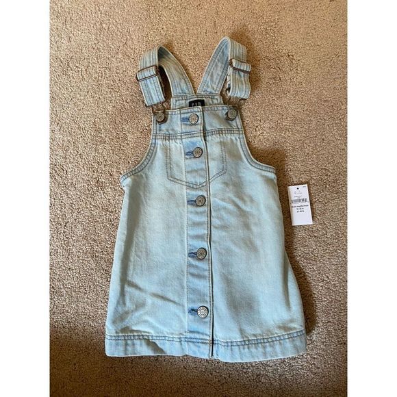 GAP Other - *NWT* GAP Toddler Girl Denim Overall Dress
